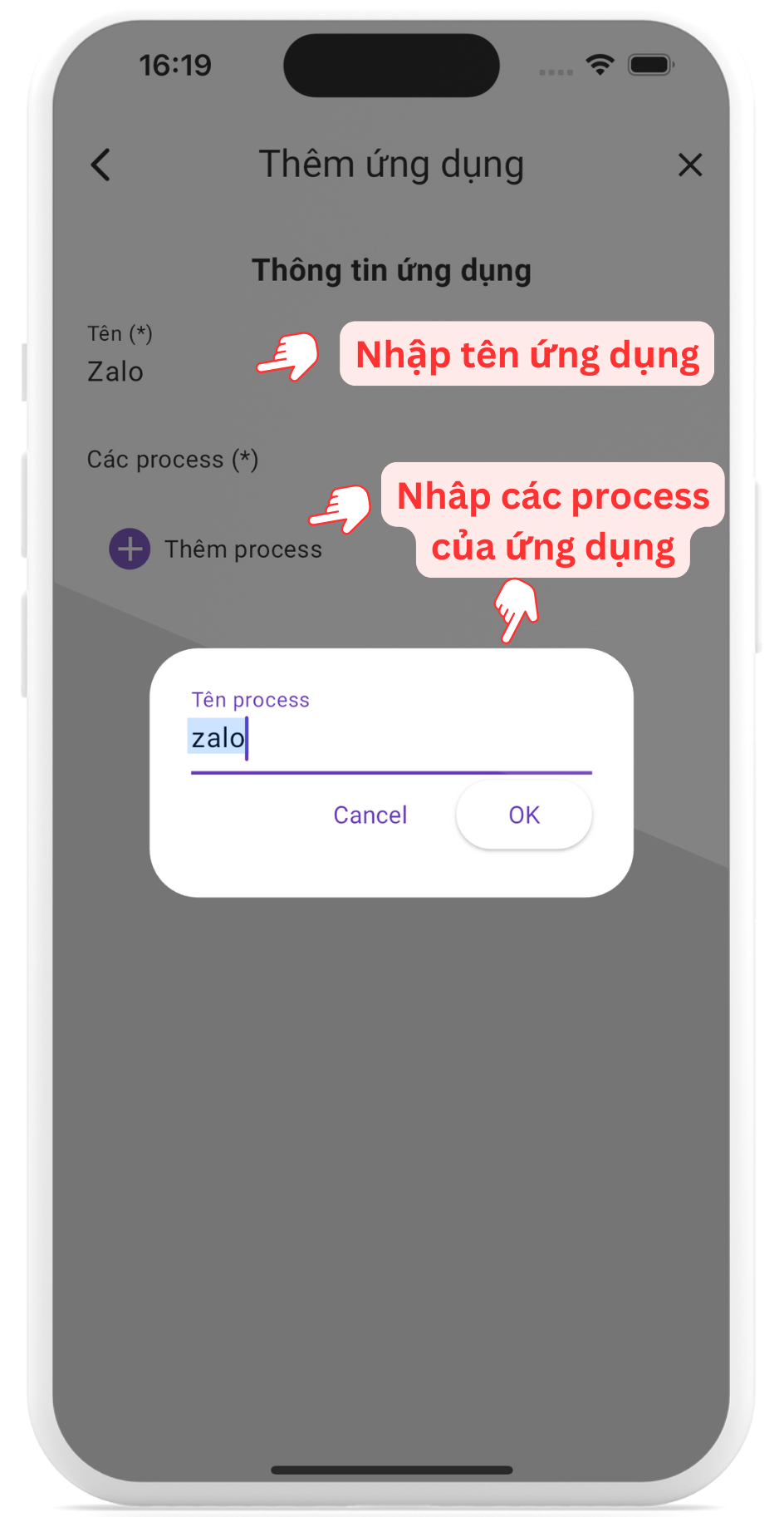 Chặn game/ứng dụng