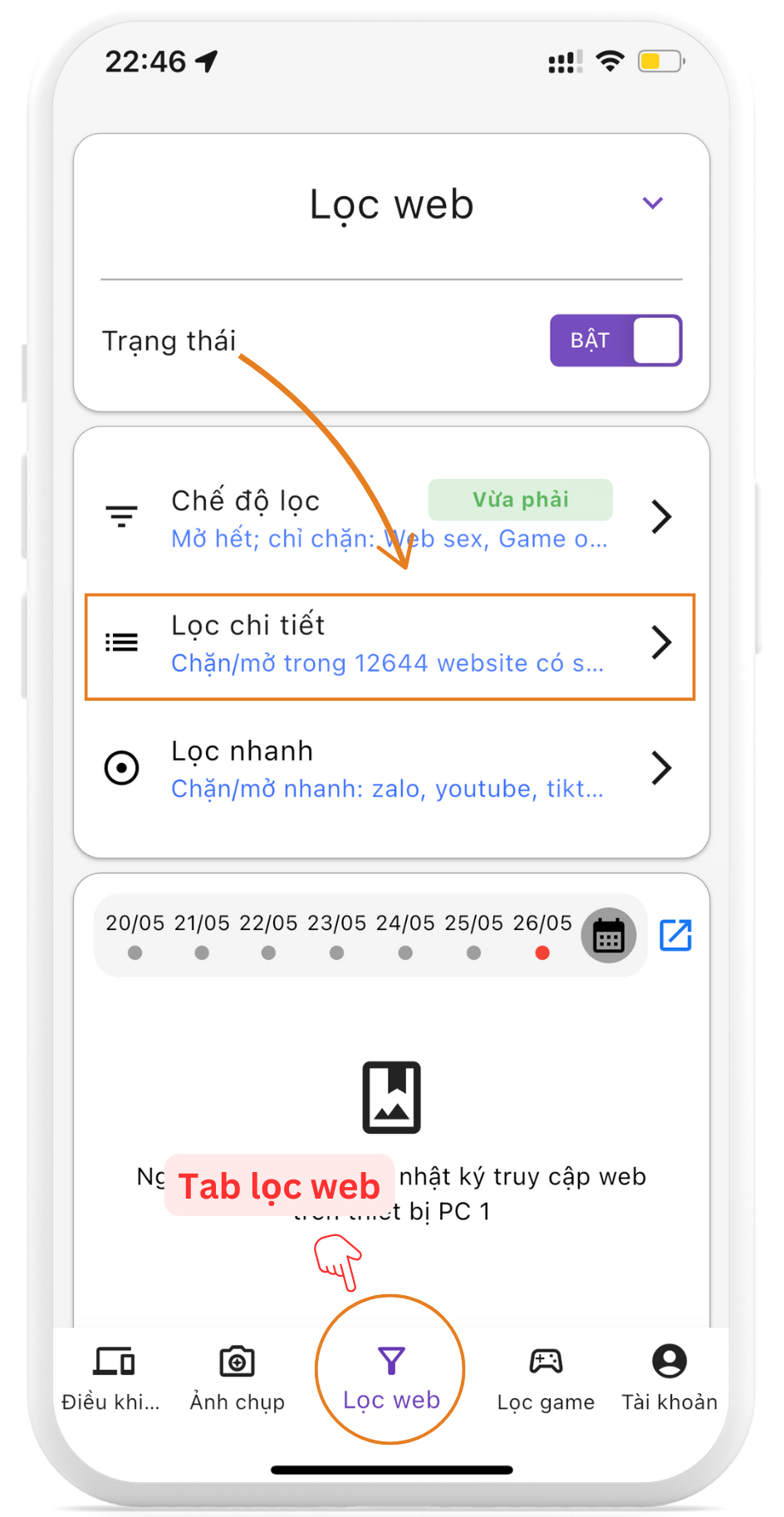 Nhật ký truy cập web