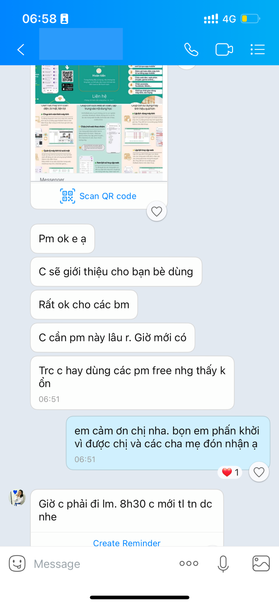 Phản hồi của phụ huynh 3